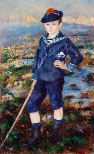 Renoir, Seemannsjunge (Porträt von Robert Nunès) (1883) von Atelier Liesjes