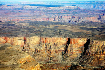 Grand Canyon vanuit de lucht