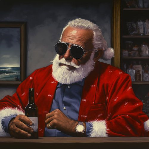 Sun tan Claus