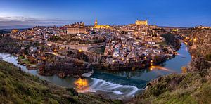 Abendansicht von Toledo, Spanien