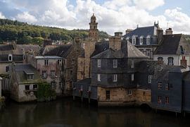 Die alte Brücke in Landerneau, Pont de Rohan. von Manuuu
