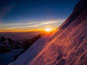 Sonnenaufgang über den Ecrins von menno visser Miniaturansicht