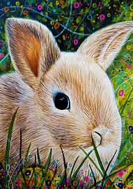 Konijn Drawing van J.colordrawingz_