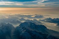 Brouillard dans les vallées autour de la Zugspitze par Denis Feiner Aperçu