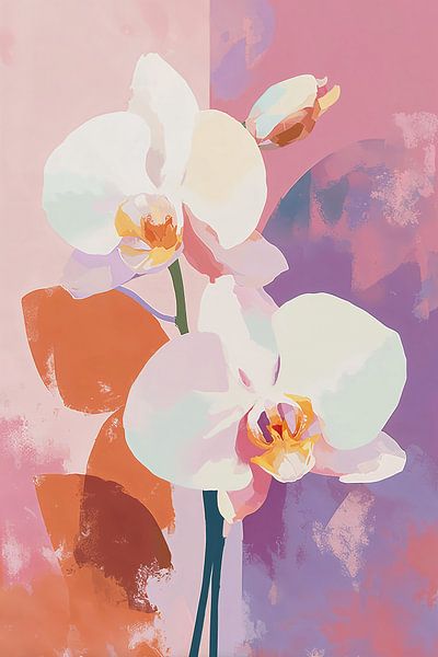 Orchid in Abstract no. 3 by Studio BB