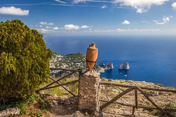 Uitzicht vanaf Monte Solaro, Capri, Italië van Christian Müringer
