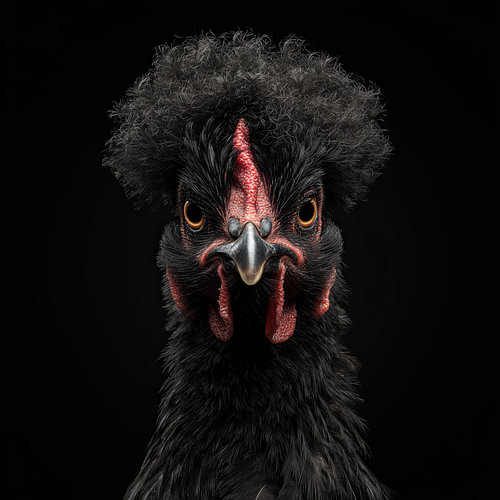 Afro kip
