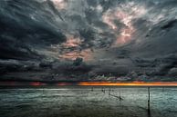 Hefige onweersbui boven het Markermeer van Jenco van Zalk thumbnail