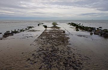 Ouddorp Wellenbrecher bei Ebbe von Robert Jan Smit