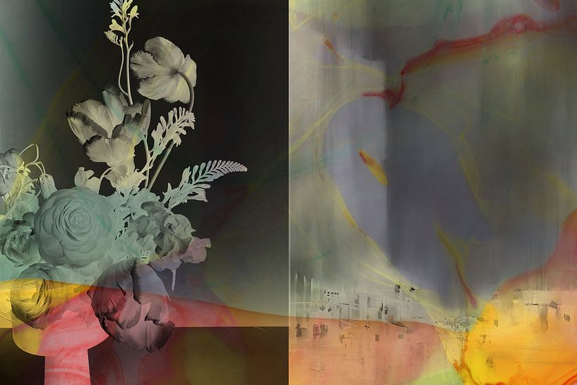 contemporary mixed media: &quot;Urban jungle&quot; by Studio Allee
