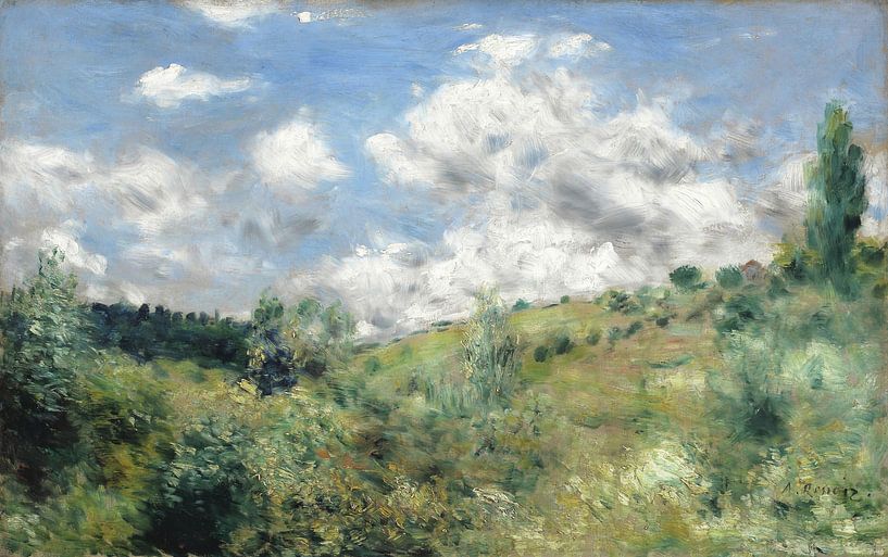 Die Windböe, Pierre Auguste Renoir von Meisterhafte Meister