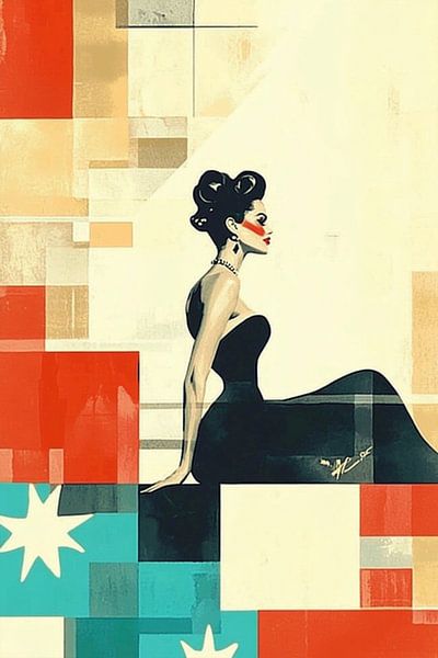 Femme in Colour Blocks by Marijke Trienekens