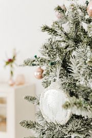 Zarte Details am Weihnachtsbaum von Nienke van Denderen