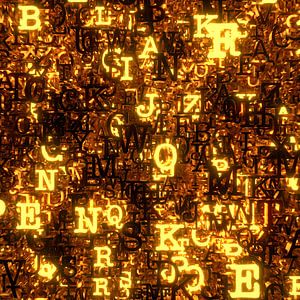 Glowing Letters