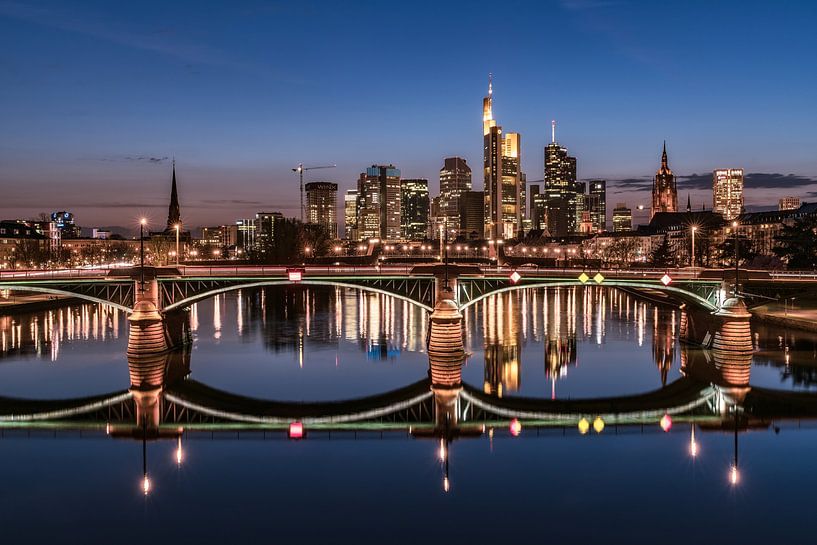 Sunset Frankfurt am Main by Achim Thomae Photography