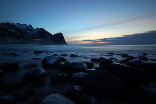 Sonnenuntergang in Unstad