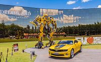 Bumblebee Transformer voor het wassenbeeldenmuseum "Dreamland" in Foz do Iguacu, B