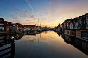 't Galgewater In Leiden by Martijn van der Nat