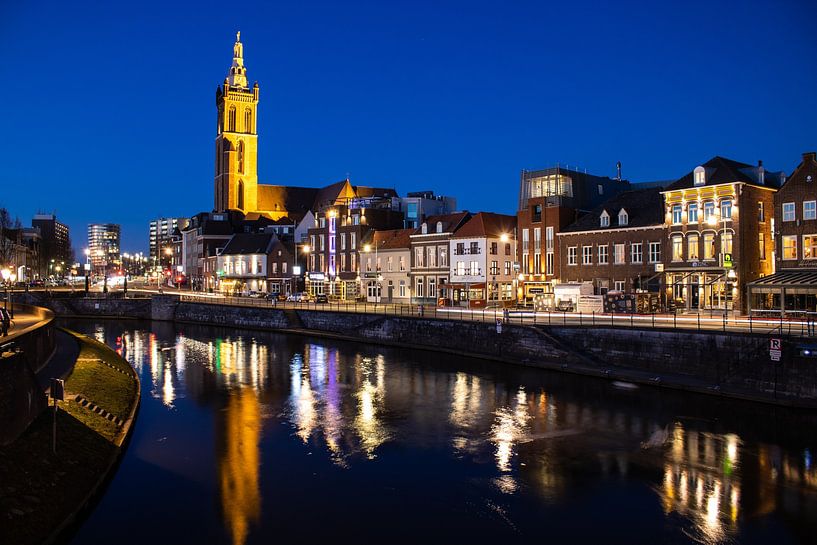 Reflection of the skyline of Roermond by Daphne Dorrestijn