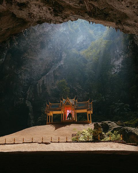 Temple in Phraya Nakhon cave | Thailand by Ian Schepers