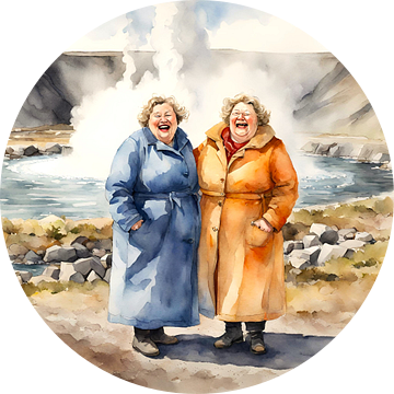 2 gezellige dames in Ijsland van De gezellige Dames