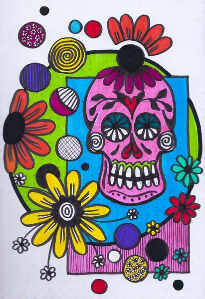 SKULL Colour by Patricia's Creations