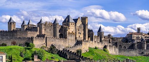 Het fort van Carcassonne in Frankrijk