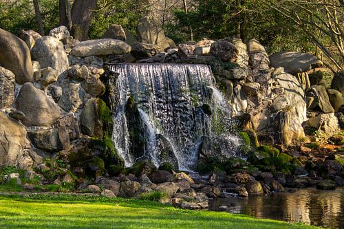 Waterfall in Park Sonsbeek in Arnhem.