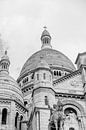 Sacré Coeur in Parijs zwart wit van Jarno Dorst thumbnail