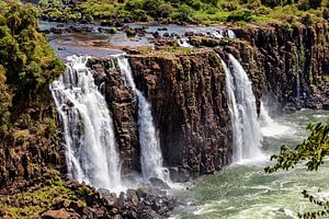 Die Iguazu Wasserfälle zwischen Argentinien und Brasilien