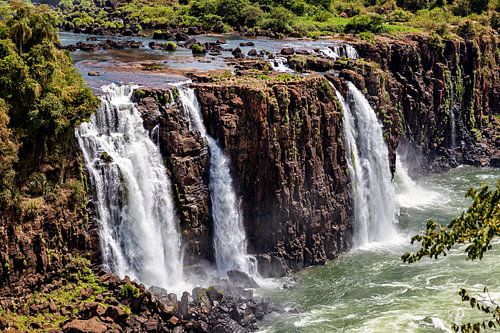 De watervallen van Iguazu tussen Argentinië en Brazilië