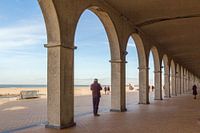 De gaanderijen op de dijk te Oostende