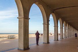 The galleries on the dike at Ostend by didier de borle