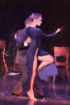 Argentijnse tango show. van Marianna Pobedimova