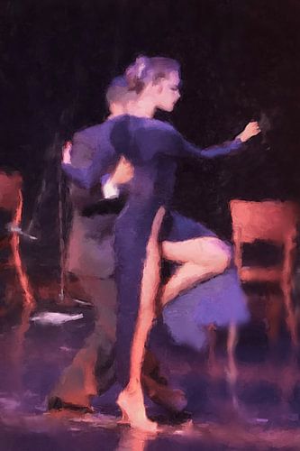 Spectacle de tango argentin.