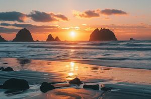 Sonnenuntergang am Meer