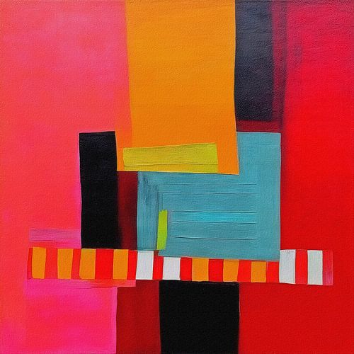 Abstract Kleurenspel