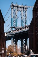 Manhattan Bridge uitzicht in Dumbo