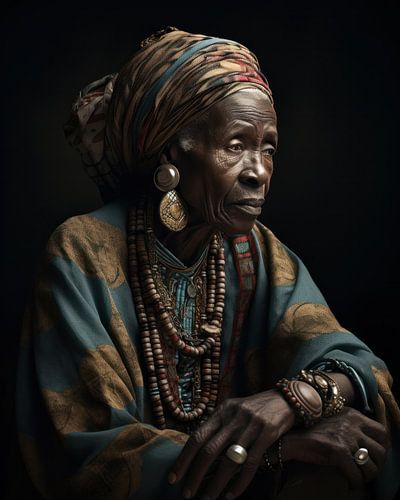 Portret van een Afrikaanse vrouw