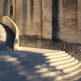 Magisterial staircase of church building by Harrie Beuken