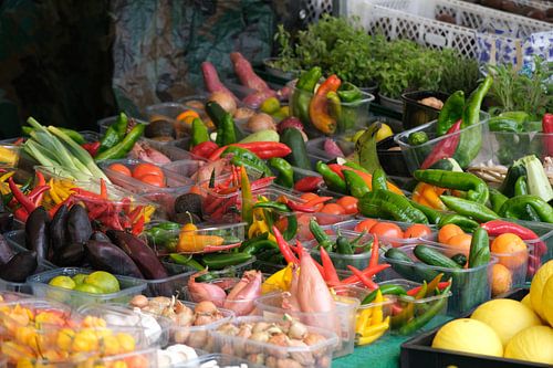 Légumes pour la cuisine des Caraïbes