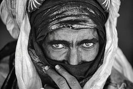 Mali, Sahara Desert. Man from the Tuareg tribe. by Frans Lemmens