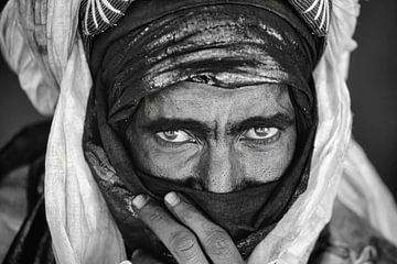 Mali, Sahara-Wüste. Mann vom Stamm der Tuareg.