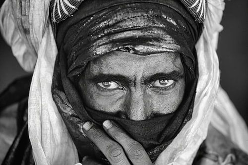 Mali, Sahara Desert. Man from the Tuareg tribe.