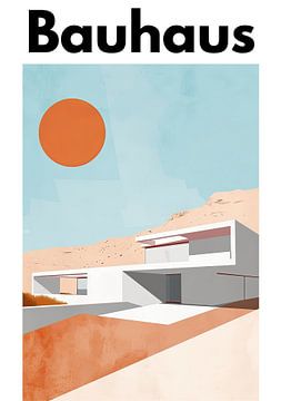 Bauhaus Poster Kunstdruck von Niklas Maximilian