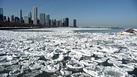 'Ijsschotsen', Lake Michigan  von Martine Joanne