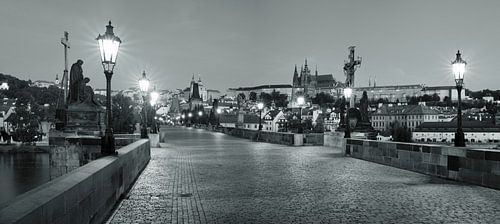 Charles Bridge at the blue hour, Prague