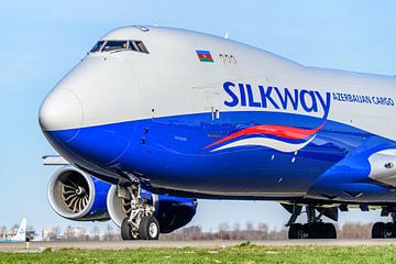 Boeing 747-8 Cargo from Azerbaijan Cargo Silkway. by Jaap van den Berg