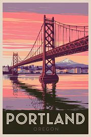 Portland, Oregon by Poster Art Shop