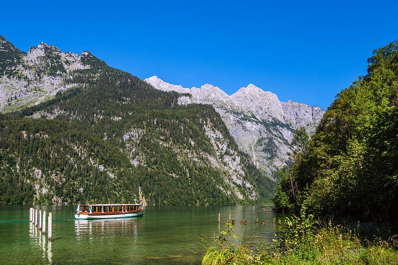 Vue du Königssee dans le Berchtesgadener Land par Rico Ködder